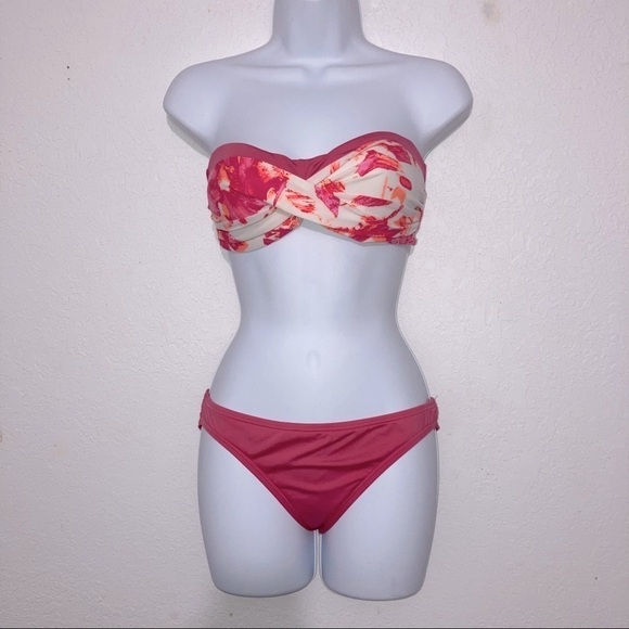 Carmen Marc Valvo 2pc Bandeau Bikini Set XS - Picture 7 of 9